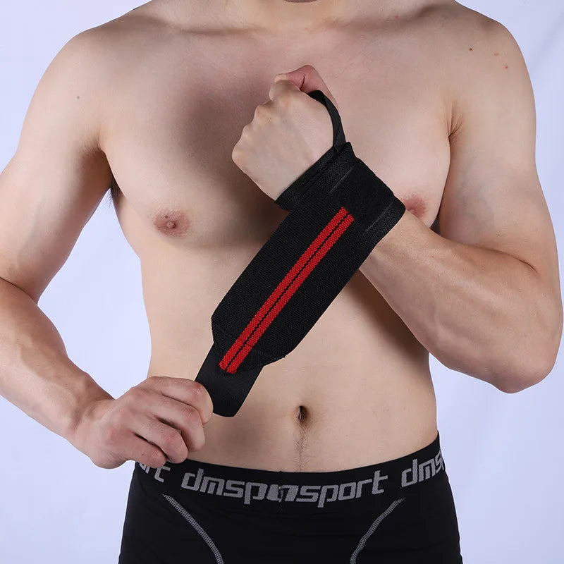 Elastic Wrist Wraps (2-Pack) for Weightlifting & Gym Fitness