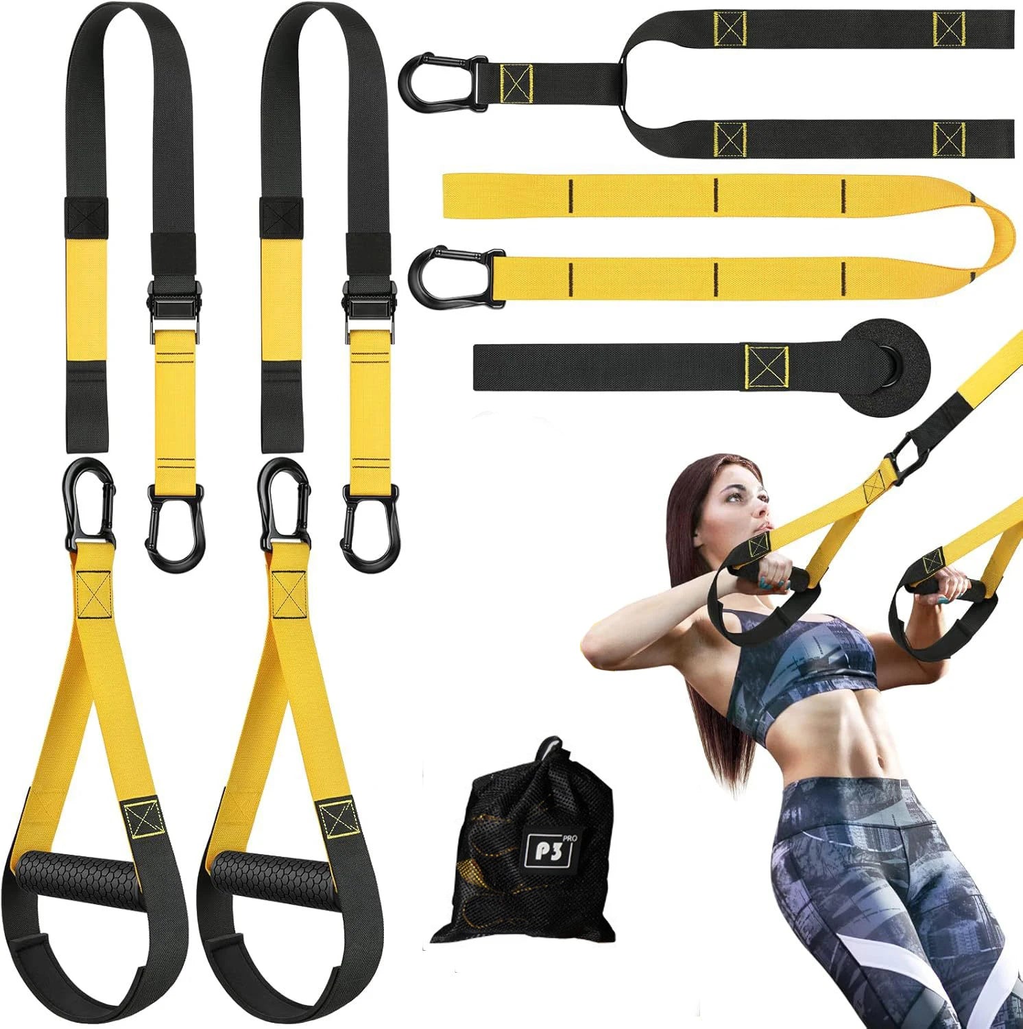 Professional Suspension Training Straps - Adjustable Home Gym Trainer