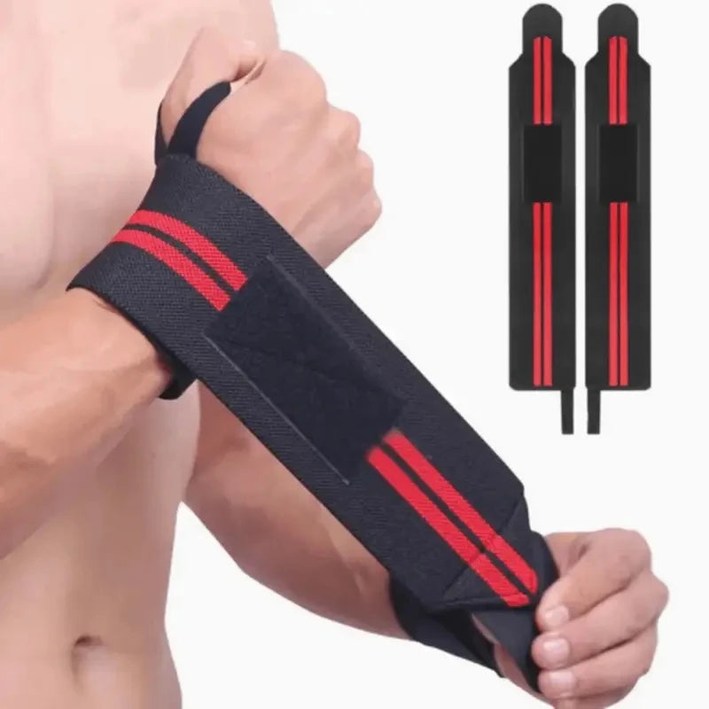 Elastic Wrist Wraps (2-Pack) for Weightlifting & Gym Fitness