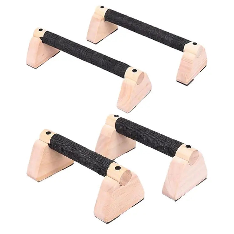 Solid Wood Parallettes Calisthenics Bars for Home Gym Workouts