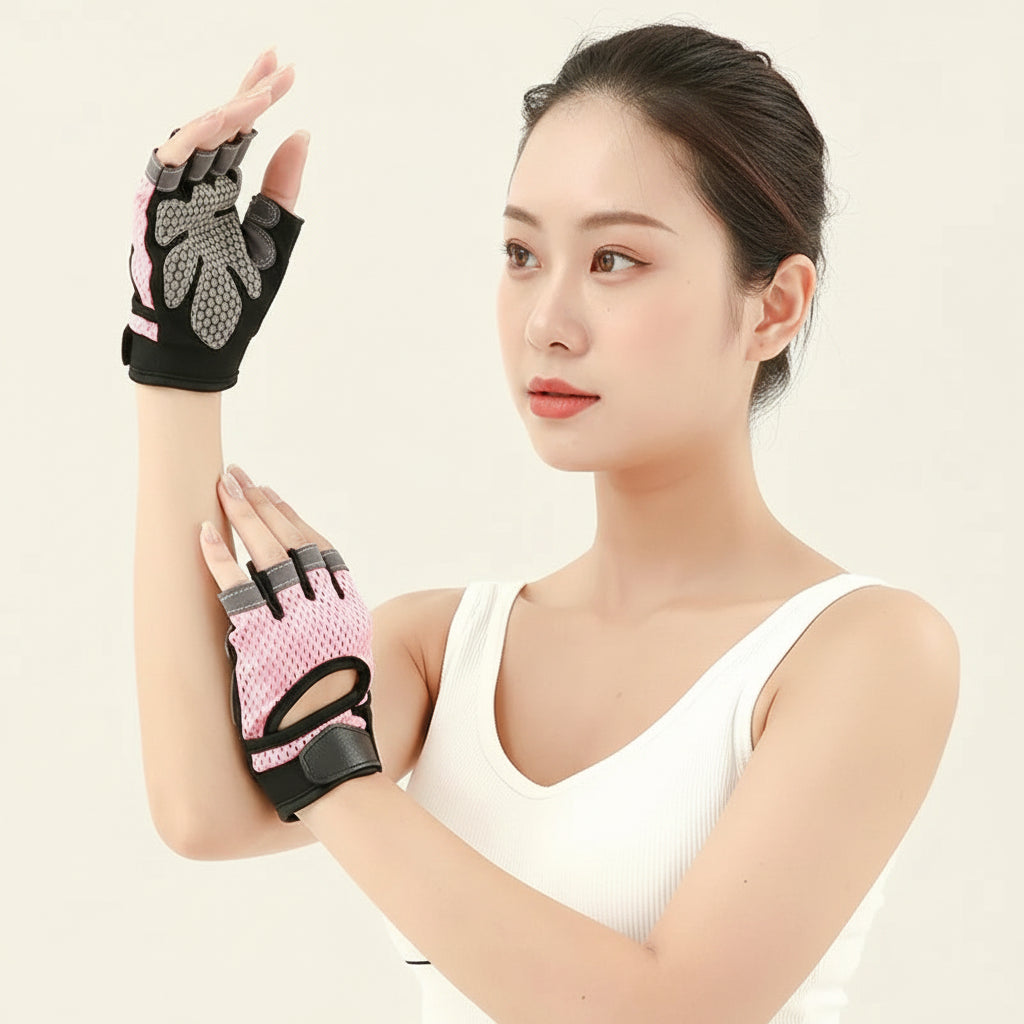 Weightlifting Training Gloves with Wrist Support for Gym & Fitness
