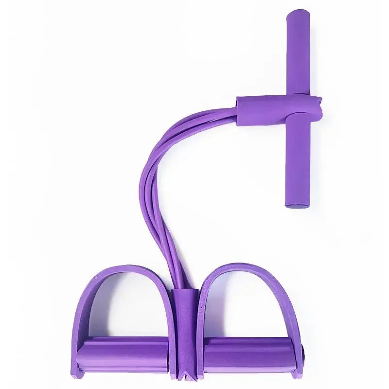 6-Tube Pedal Resistance Band - Elastic Yoga Puller for Home Gym