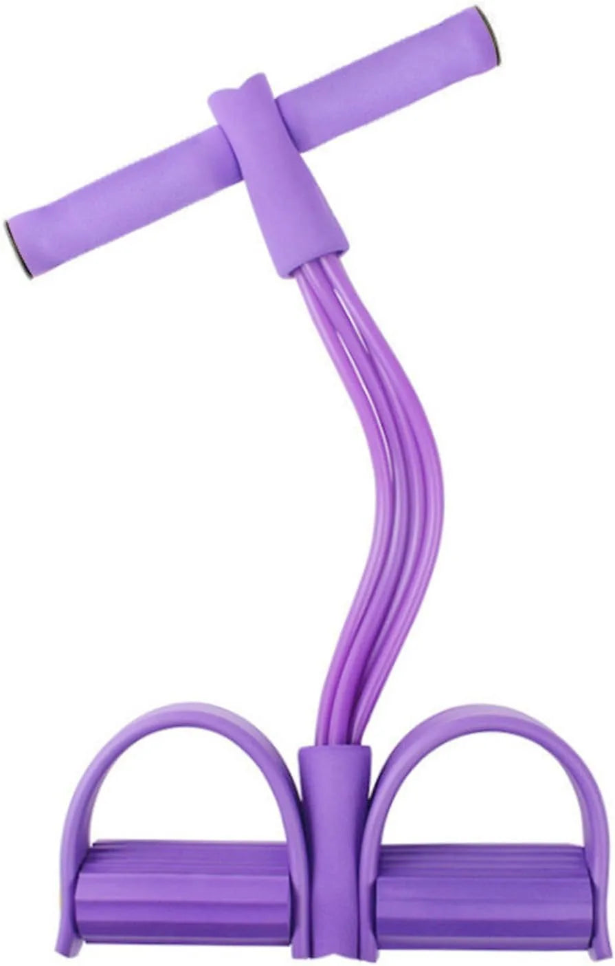 6-Tube Pedal Resistance Band - Elastic Yoga Puller for Home Gym