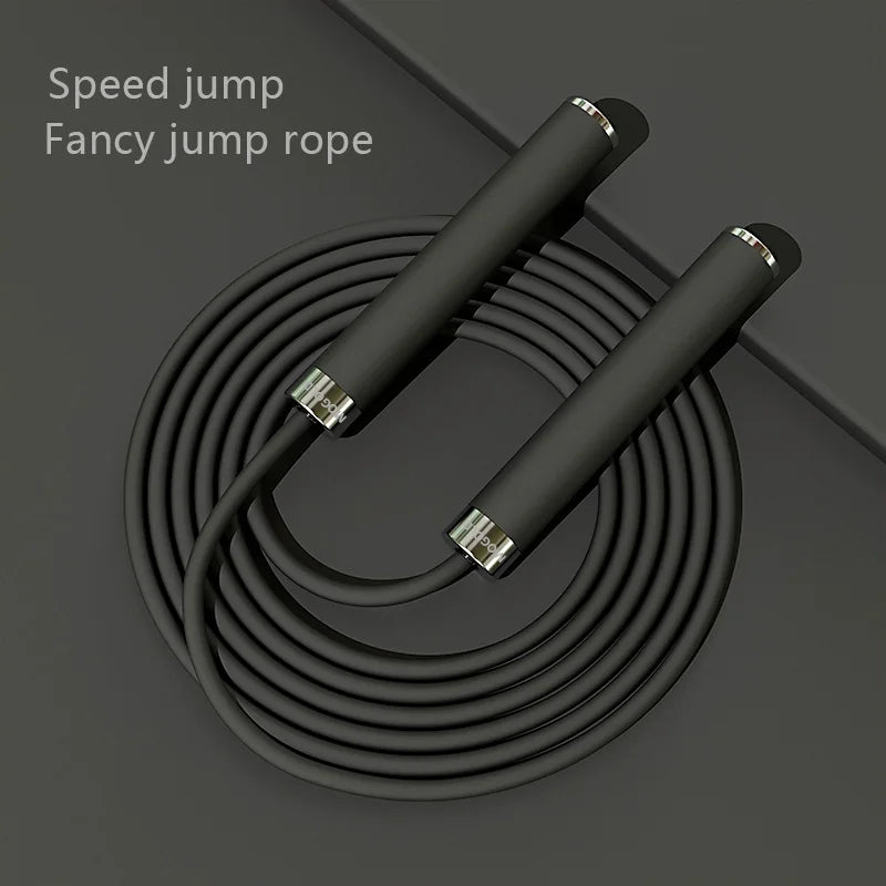 Adjustable Boxing Jump Rope - Dual Ball Bearing Speed Rope for Fitness