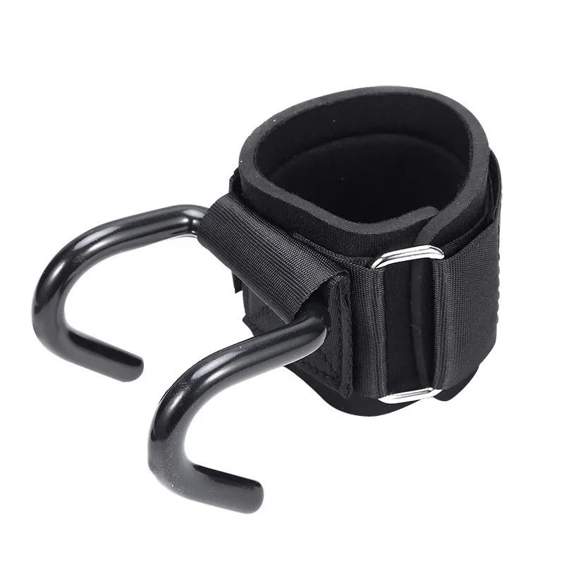 Weight Lifting Hook Grips with Padded Wrist Wraps for Deadlifts