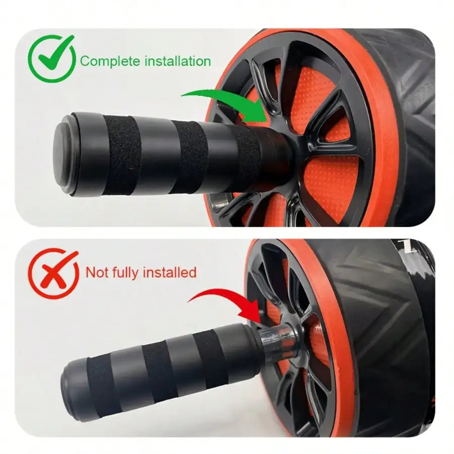 Ab Roller Wheel Core Trainer for Home Fitness & Strength