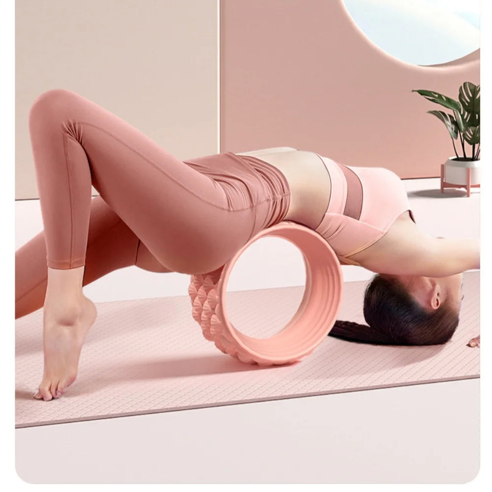 Yoga Wheel Roller - Durable Eco-Friendly Backbend & Core Fitness Tool