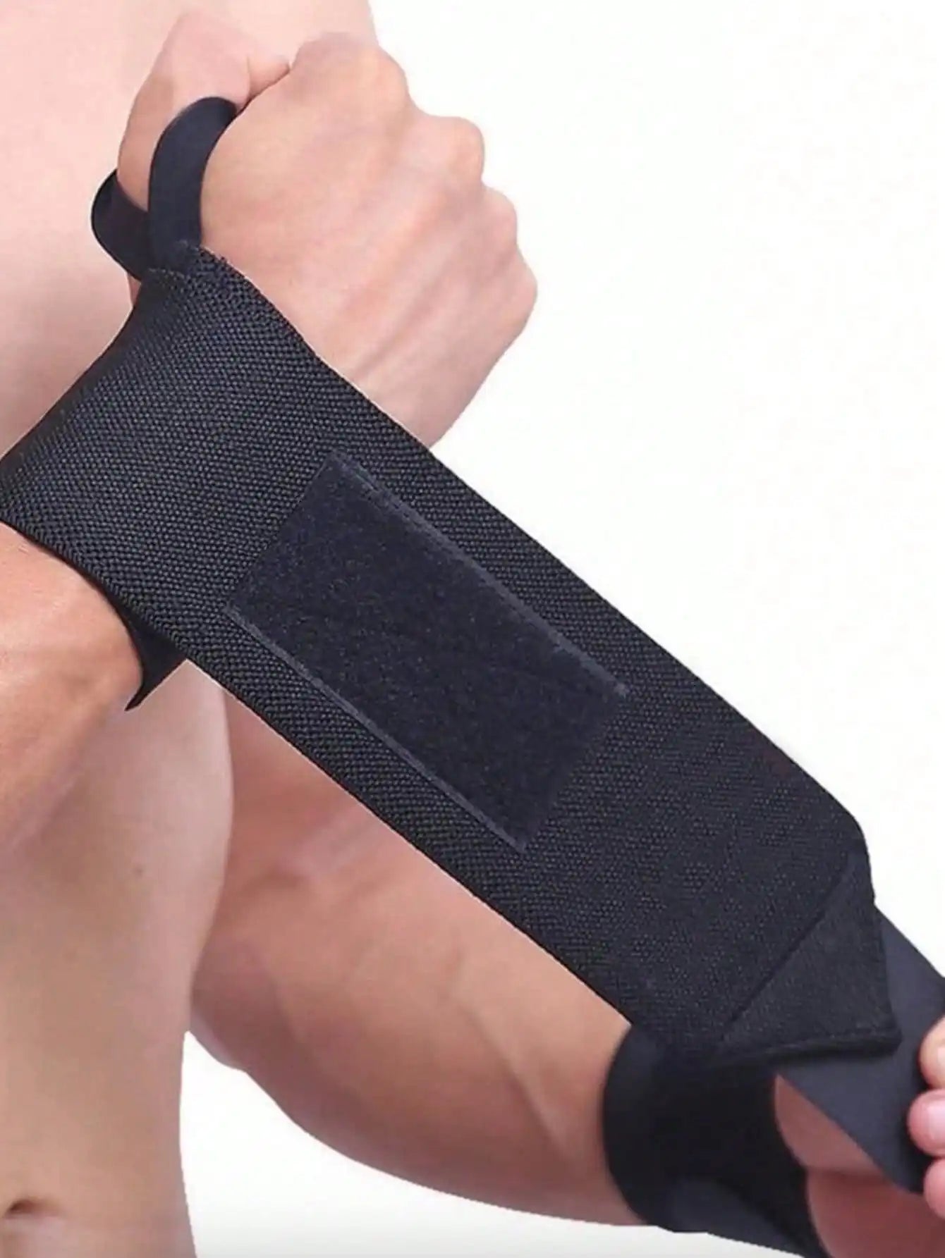 Elastic Wrist Wraps (2-Pack) for Weightlifting & Gym Fitness